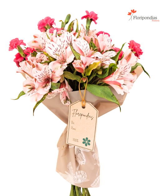 Astromelias Rosadas.