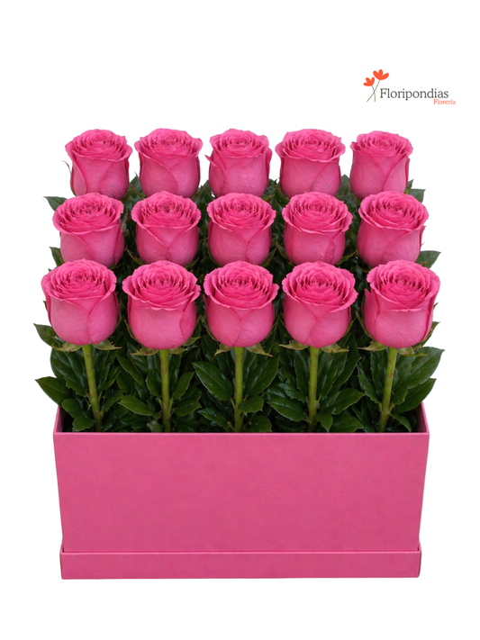 Fucsia Top - Box de Rosas Fucsias